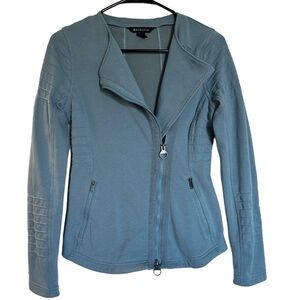 Athleta Moto Jacket Zip Up Blue/Grey Size XS Women’s